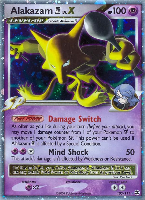 Alakazam E4 LV.X 103/111, Rising Rivals