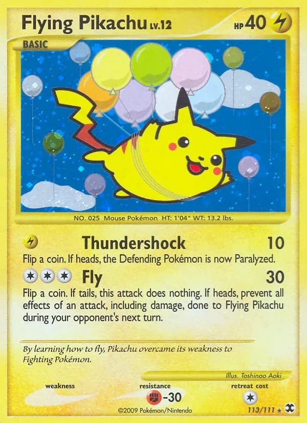 Flying Pikachu 113/111, Rising Rivals