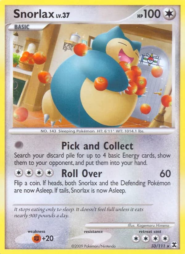 Snorlax 33/111, Rising Rivals