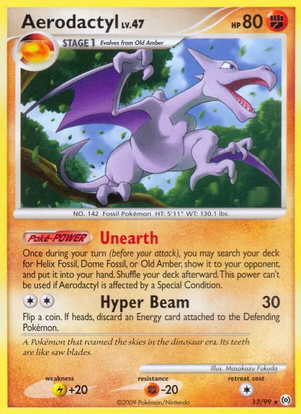Aerodactyl 13/99, Arceus