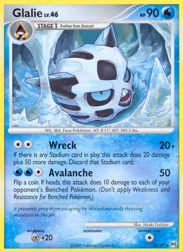 Glalie 18/99, Arceus