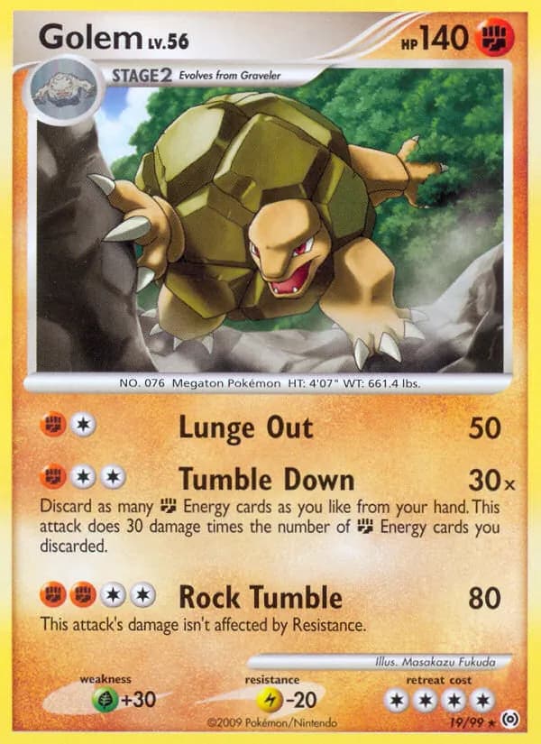 Golem 19/99, Arceus