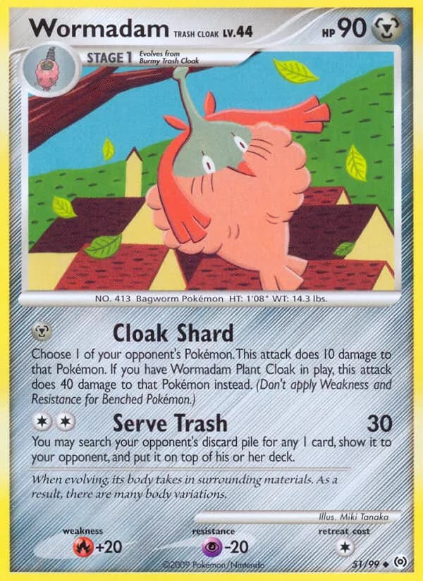 Wormadam Trash Cloak 51/99, Arceus