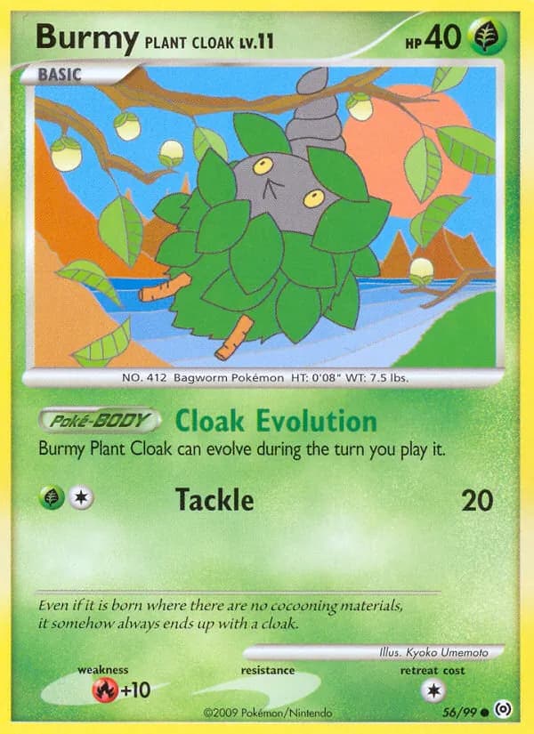 Burmy Plant Cloak 56/99, Arceus