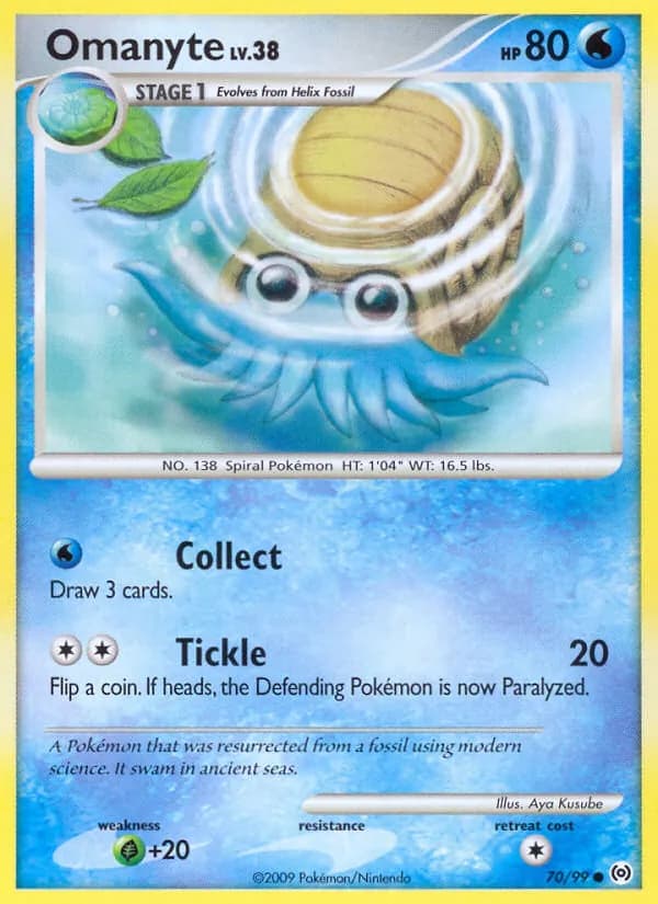 Omanyte 70/99, Arceus