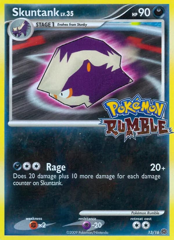 Skuntank 13/16, Pokémon Rumble