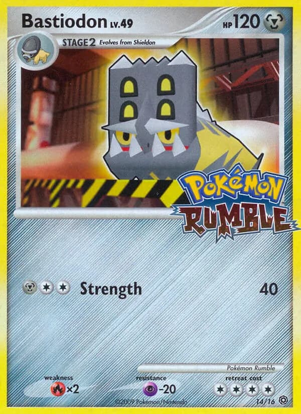 Bastiodon 14/16, Pokémon Rumble