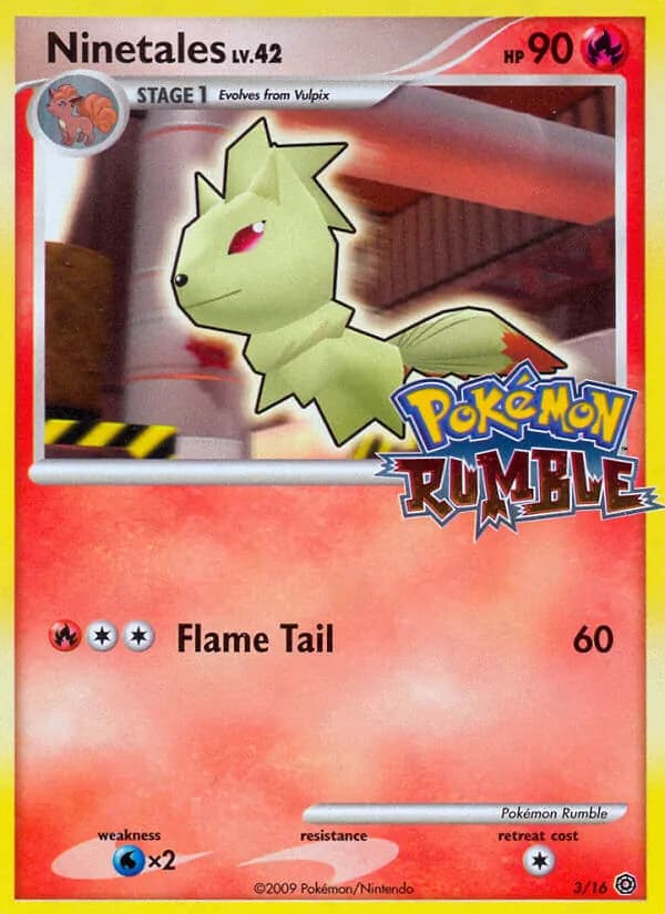 Ninetales 3/16, Pokémon Rumble