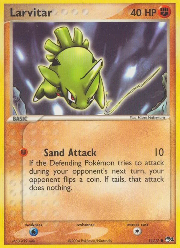 Larvitar 11/17, POP Series 1
