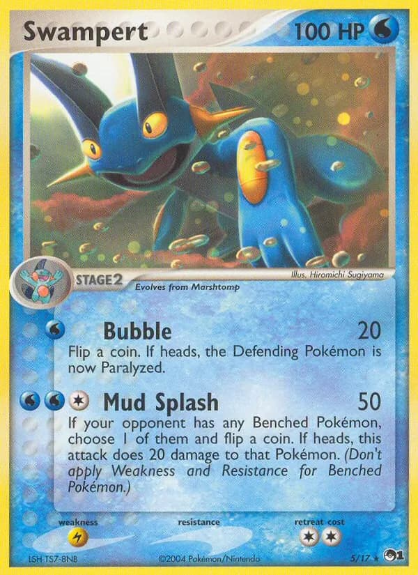 Swampert 5/17, POP Series 1