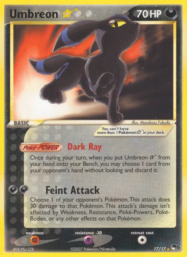 Umbreon ★ 17/17, POP Series 5