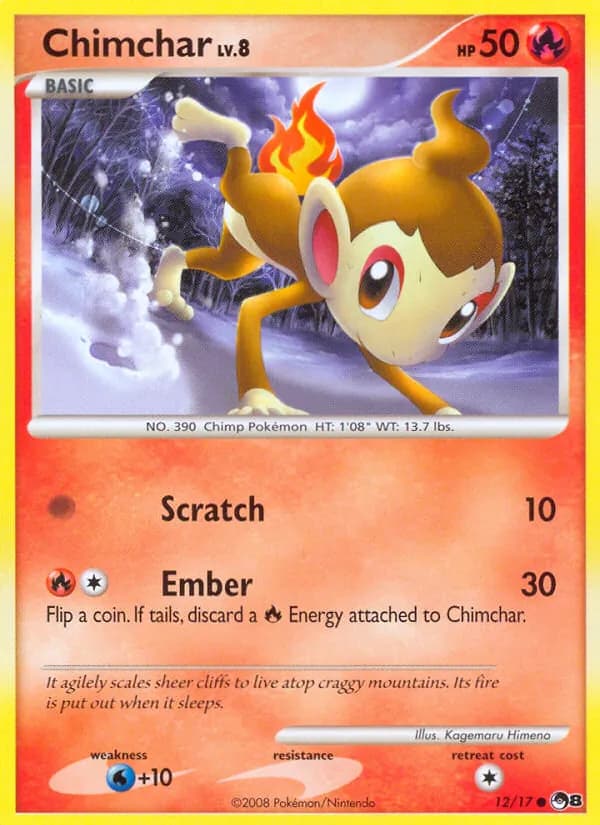 Chimchar 12/17, POP Series 8