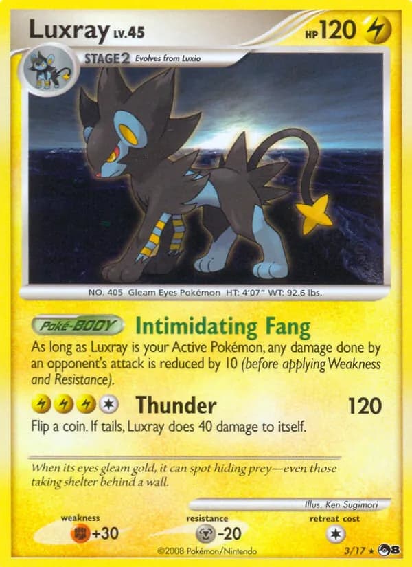 Luxray 3/17, POP Series 8