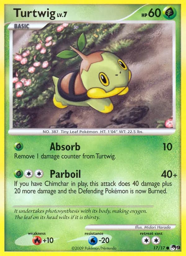 Turtwig 17/17, POP Series 9