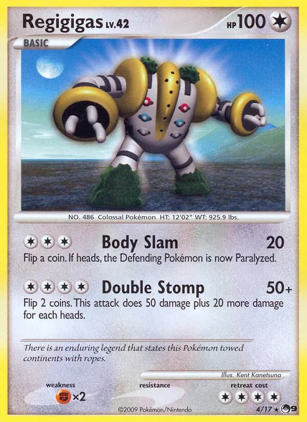 Regigigas 4/17, POP Series 9
