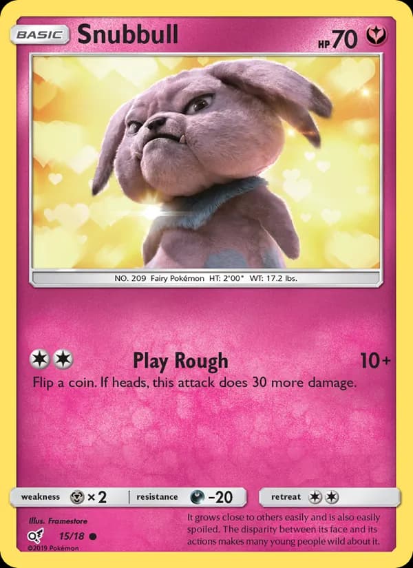 Snubbull 15/18, Detective Pikachu
