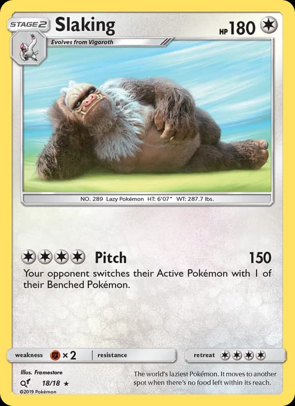 Slaking 18/18, Detective Pikachu