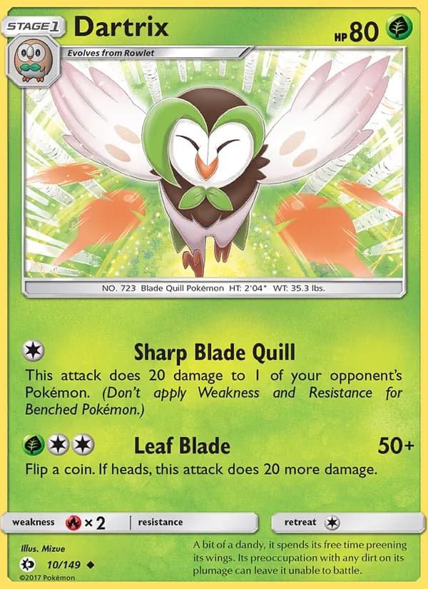 Dartrix 10/149, Sun & Moon