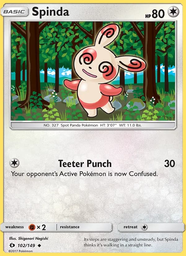 Spinda 102/149, Sun & Moon
