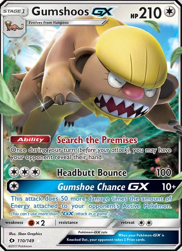 Gumshoos GX 110/149, Sun & Moon