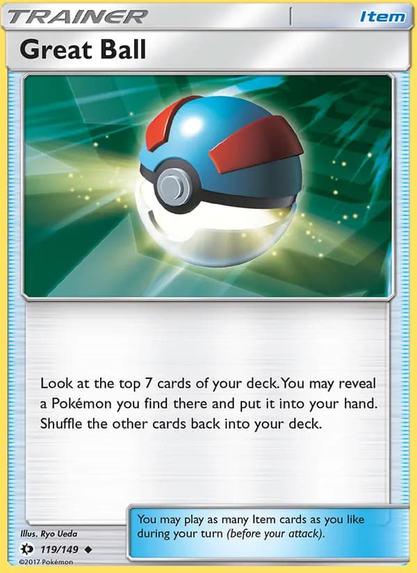 Great Ball 119/149, Sun & Moon