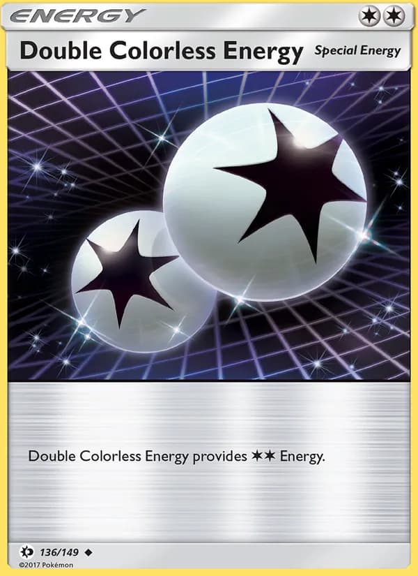 Double Colorless Energy 136/149, Sun & Moon