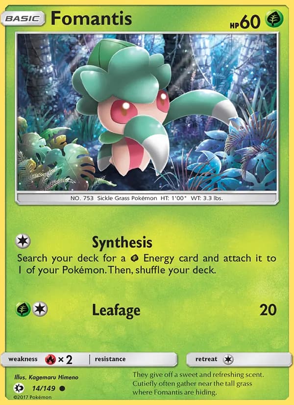Fomantis 14/149, Sun & Moon
