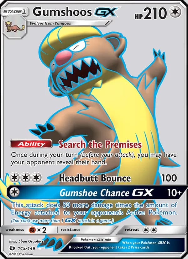 Gumshoos GX 145/149, Sun & Moon