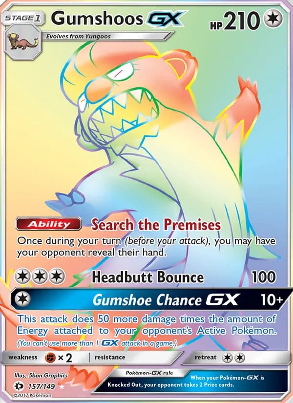 Gumshoos GX 157/149, Sun & Moon