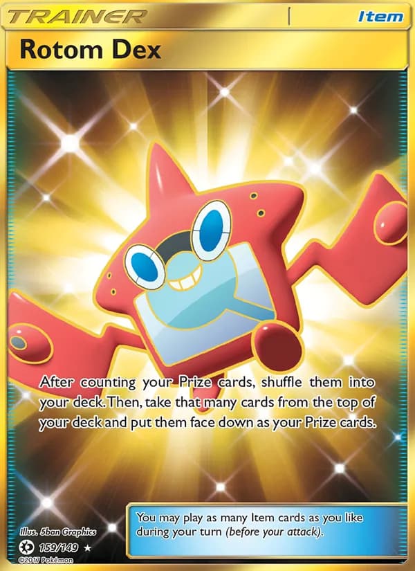 Rotom Dex 159/149, Sun & Moon