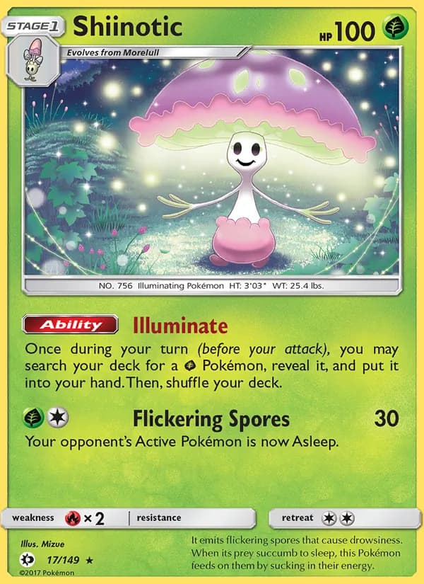 Shiinotic 17/149, Sun & Moon