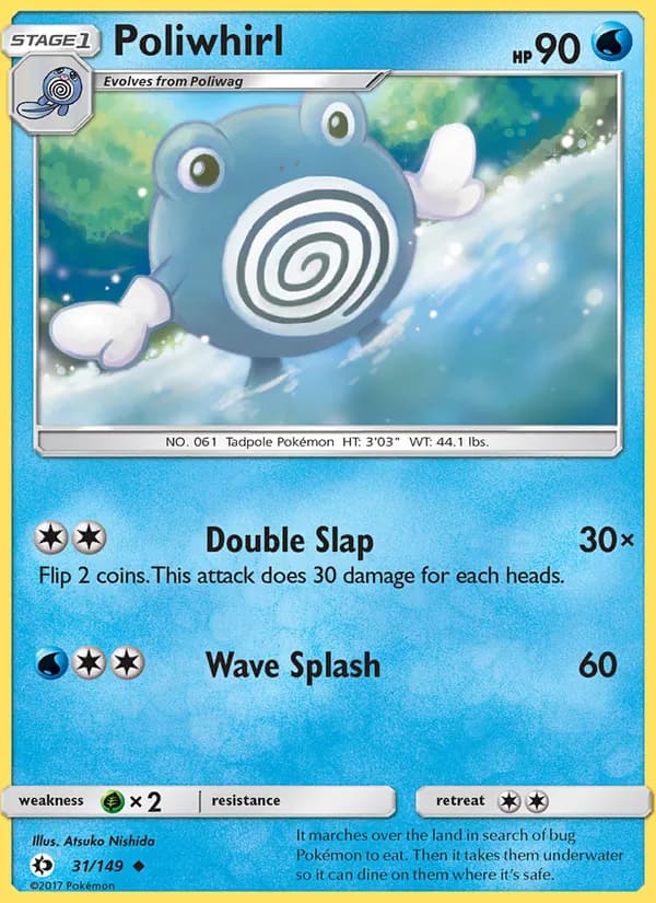Poliwhirl 31/149, Sun & Moon
