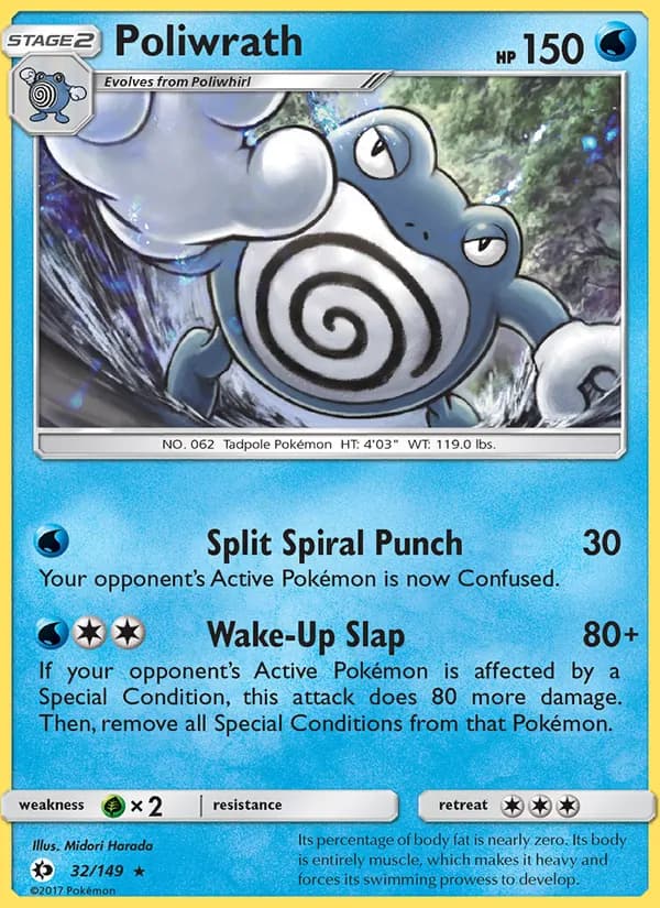 Poliwrath 32/149, Sun & Moon