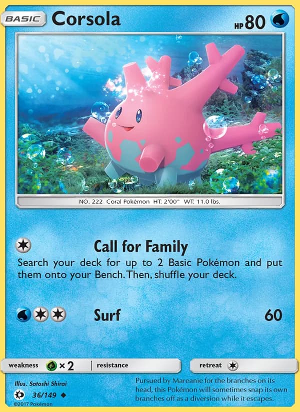 Corsola 36/149, Sun & Moon