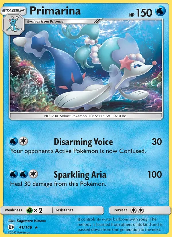 Primarina 41/149, Sun & Moon