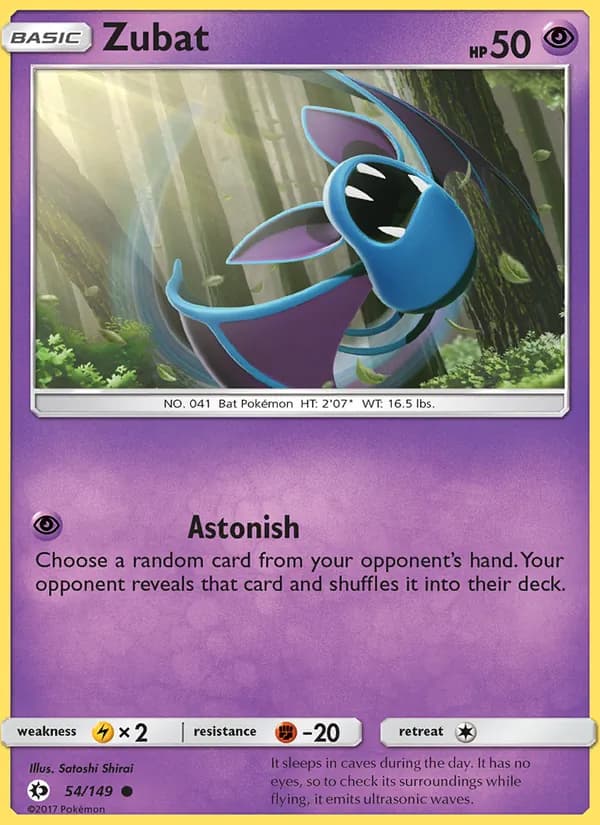 Zubat 54/149, Sun & Moon