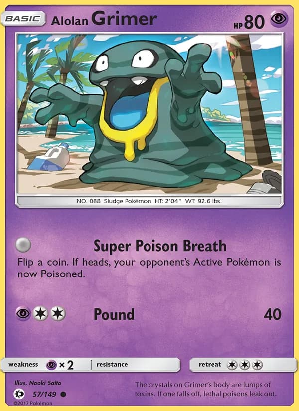 Alolan Grimer 57/149, Sun & Moon
