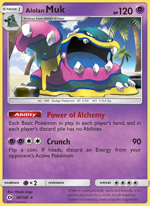Alolan Muk 58/149, Sun & Moon