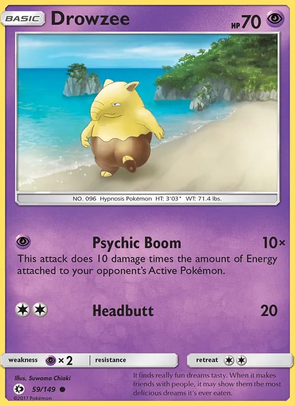Drowzee 59/149, Sun & Moon