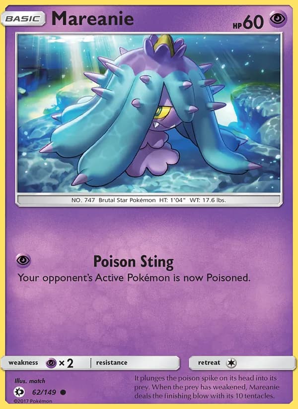 Mareanie 62/149, Sun & Moon