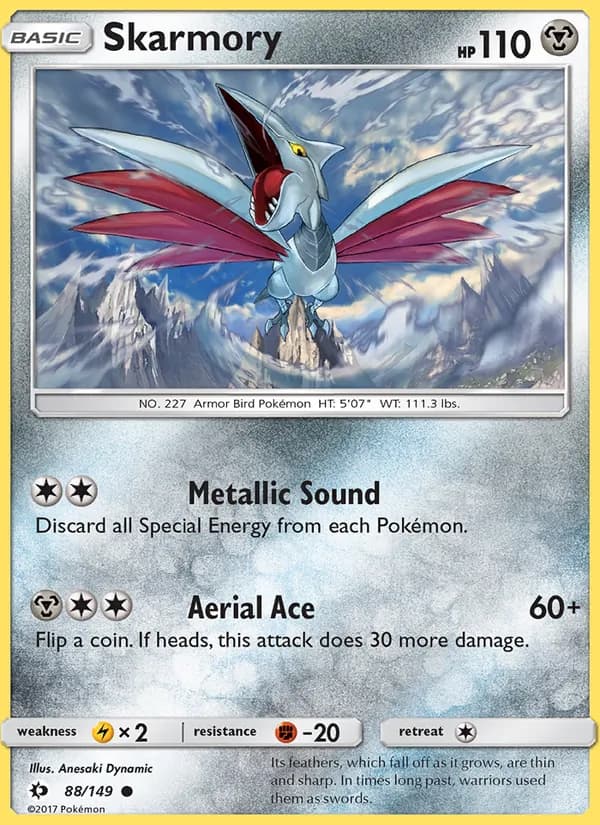 Skarmory 88/149, Sun & Moon