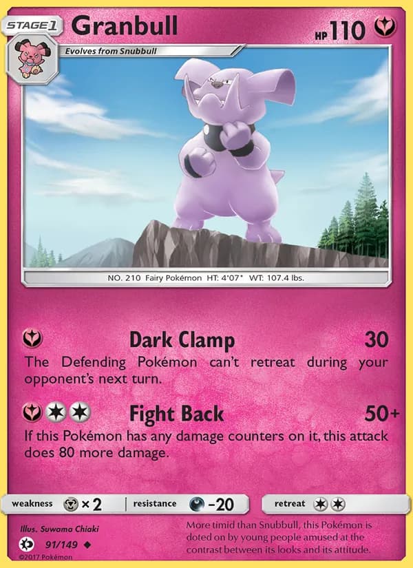 Granbull 91/149, Sun & Moon