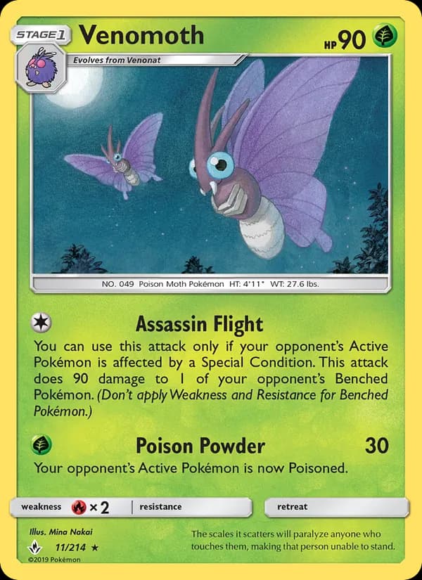 Venomoth 11/214, Unbroken Bonds