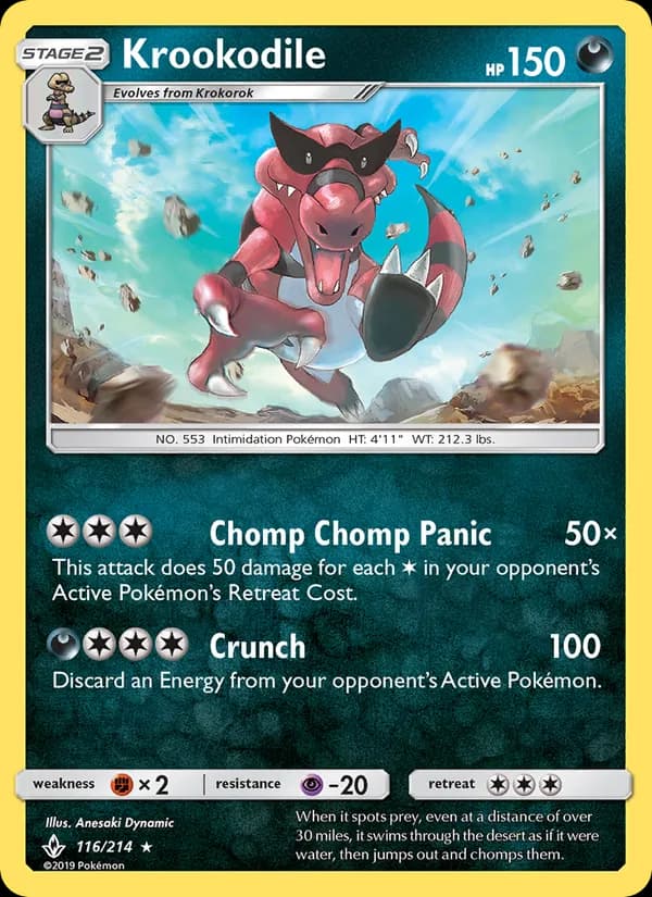 Krookodile 116/214, Unbroken Bonds