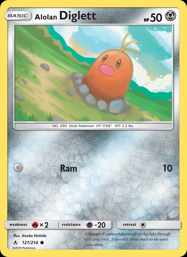 Alolan Diglett 121/214, Unbroken Bonds
