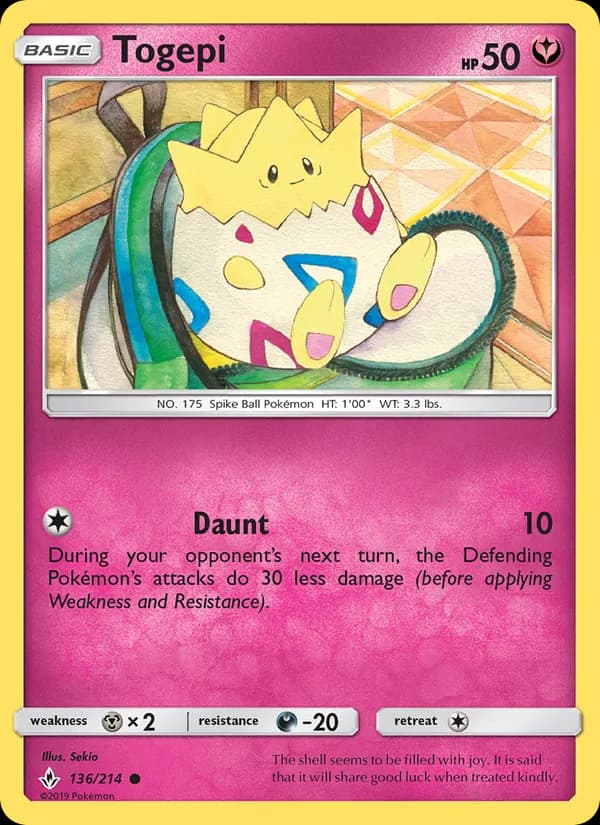 Togepi 136/214, Unbroken Bonds