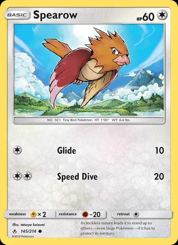 Spearow 145/214, Unbroken Bonds