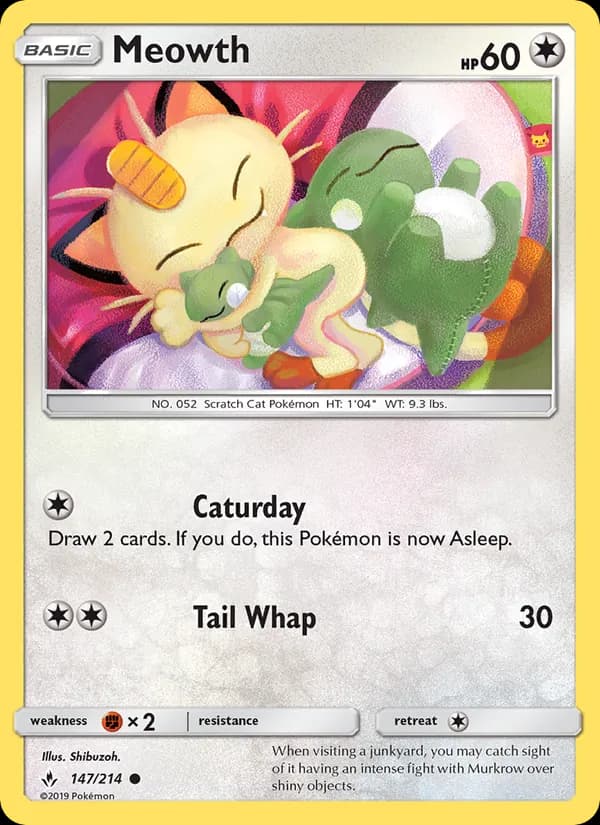 Meowth 147/214, Unbroken Bonds