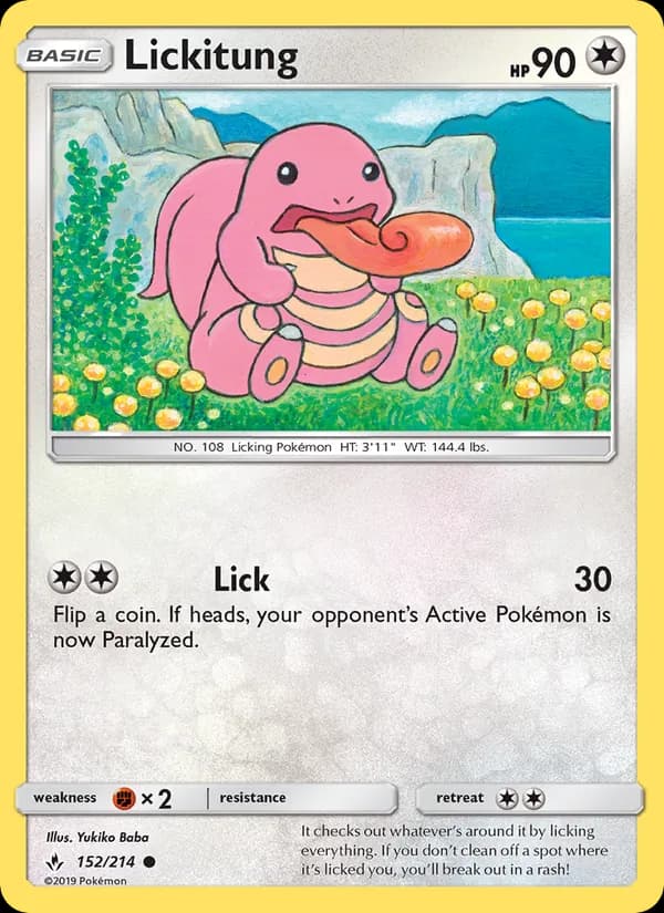 Lickitung 152/214, Unbroken Bonds