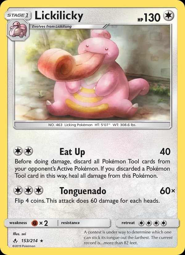 Lickilicky 153/214, Unbroken Bonds